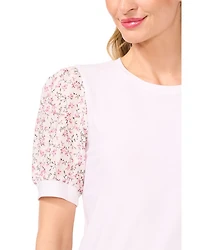 Puff Sleeve Knit Top