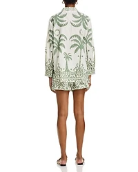 Tulum Border Print Shorts