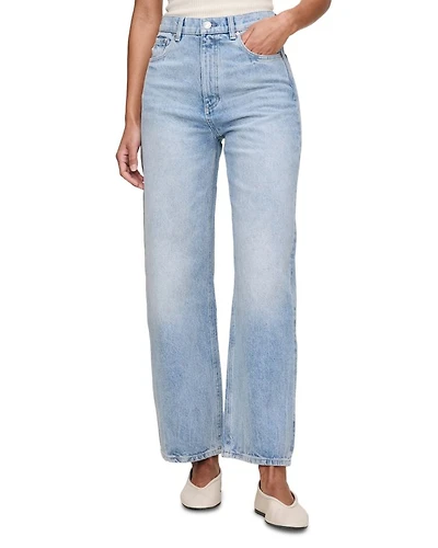 Karmine High Rise Refined Wide Leg Jeans Vintage Light