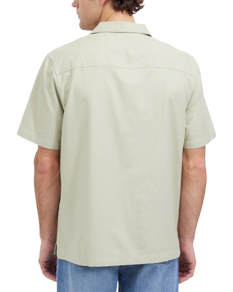 Camp Collar Short Sleeve Shirt