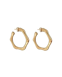 Cxc Bamboo Hoop Earrings