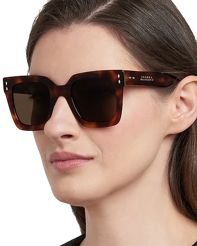 Isabel Marant Square Sunglasses, 51mm