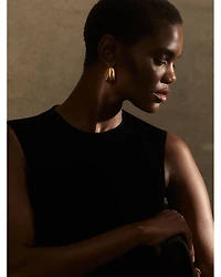 Sophie Sculptural Hoop Earrings