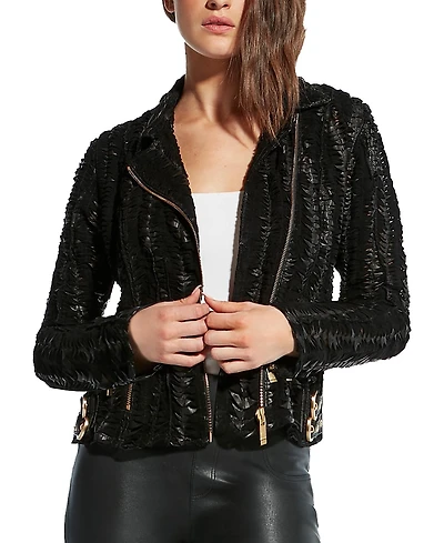 As by Df Safe & Sound Leather Jacket