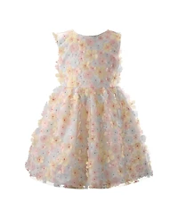Rachel Riley Girls' Flutter Flower Party Dress - Little Kid