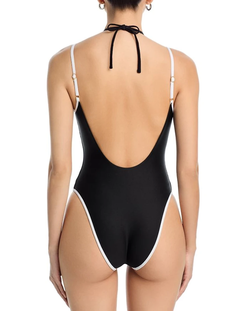 Layered One Piece Swimsuit - Exclusive