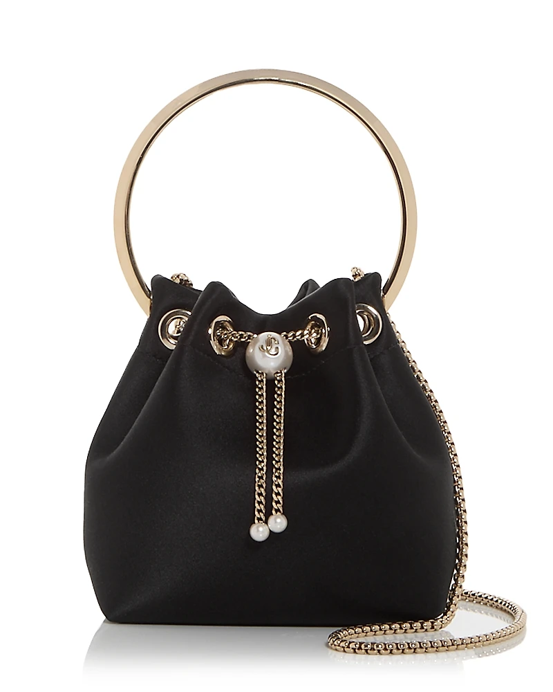 Jimmy Choo Bon Bon Satin Top Handle Bag