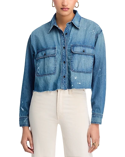 Askk Ny Cropped Nantucket Shirt