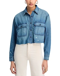 Askk Ny Cropped Nantucket Shirt