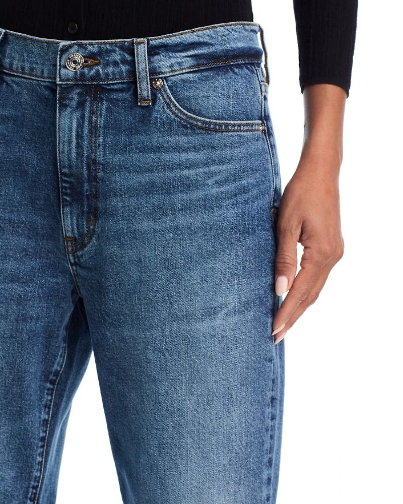 The Borrowed High Rise Ankle Slim Straight Jeans Famous
