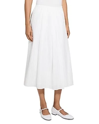 Pleated Midi Skirt