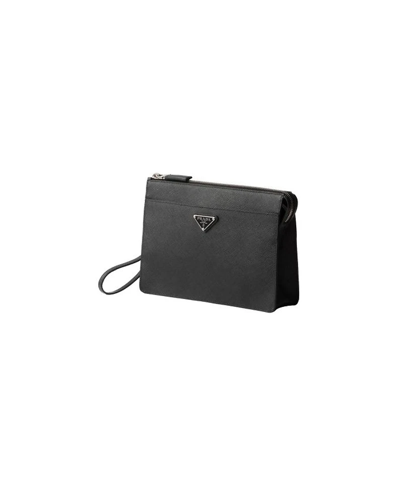 Saffiano Leather Pouch