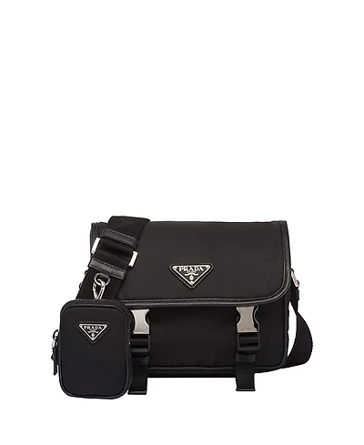 Prada Re-Nylon and Saffiano Leather Shoulder Bag