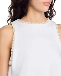 Beaded Cropped Top