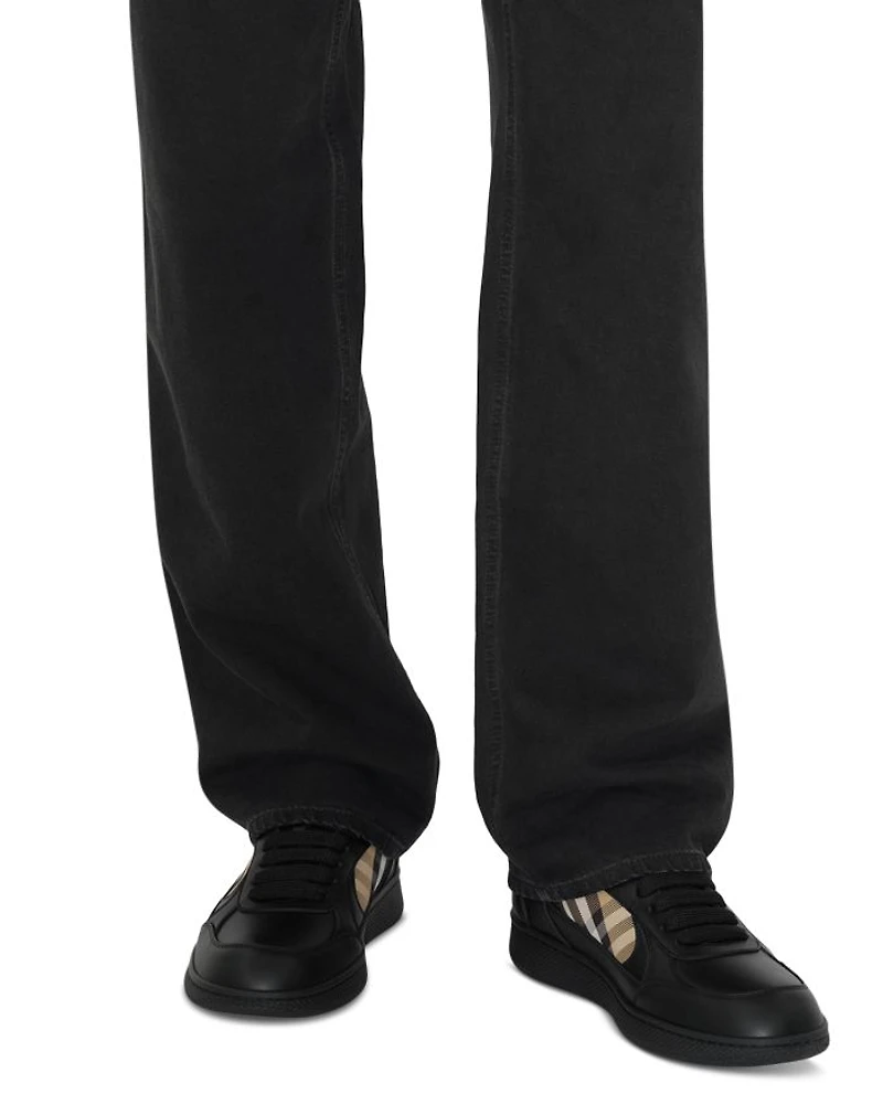 Men's Terrace Check Low Top Sneakers