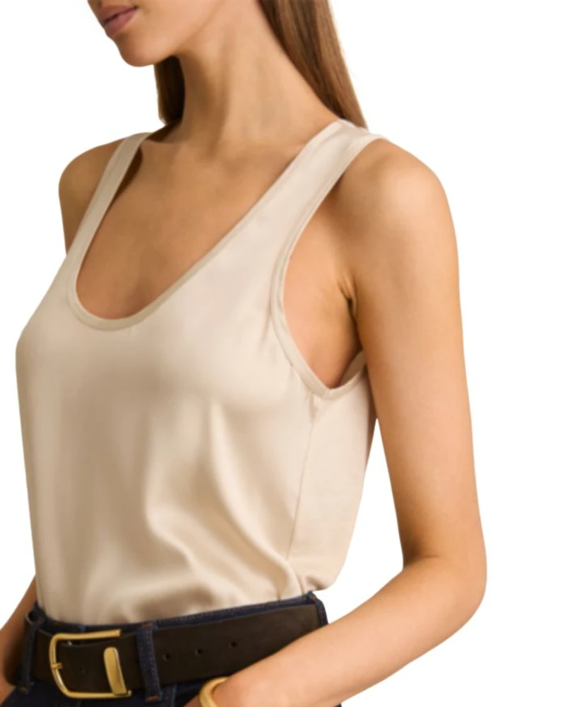 Ruby Mixed Media Tank Top