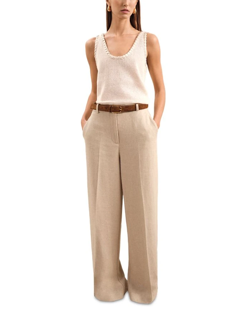 Devon Wide Leg Linen Pants