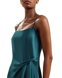 Zoe Draped Slip Dress