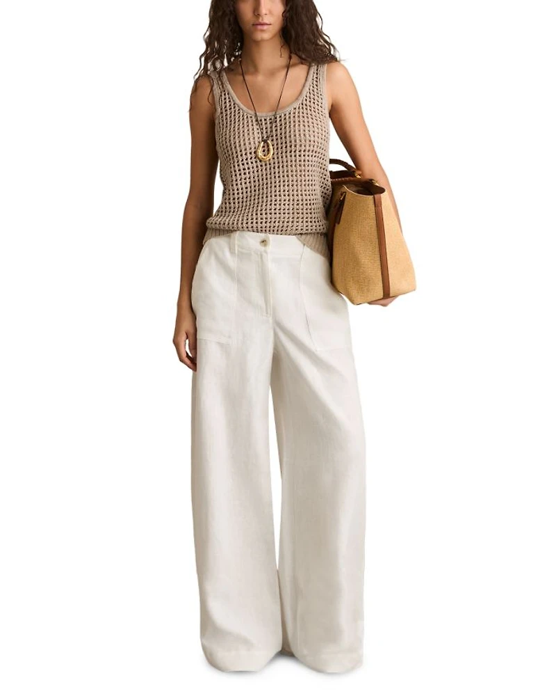 Ashby Wide Leg Linen Pants