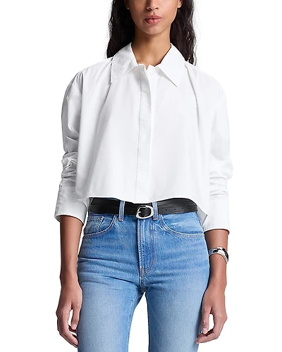 A. l.c. Maude Cropped Blouse