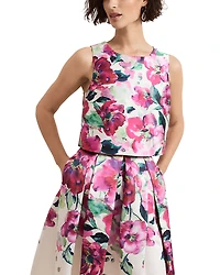 Phase Eight Celeste Print Top