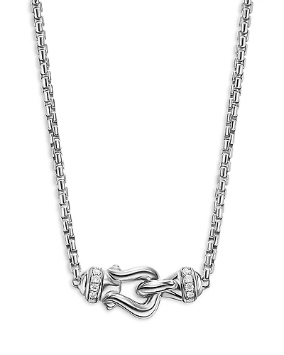 David Yurman Petite Buckle Necklace