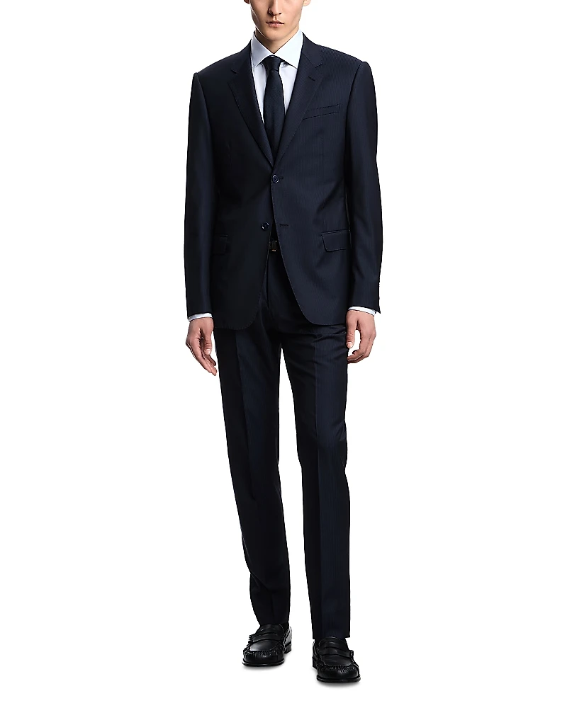 Emporio Armani Slim Fit Micro Pinstripe Suit