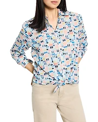Nic+Zoe Portofino Boyfriend Shirt