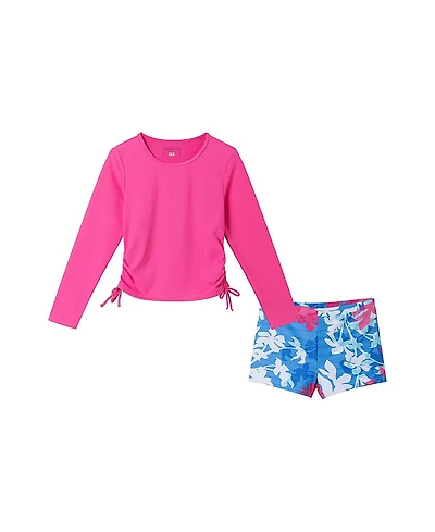Andy & Evan Girls' Rashguard & Short Set - Big Kid