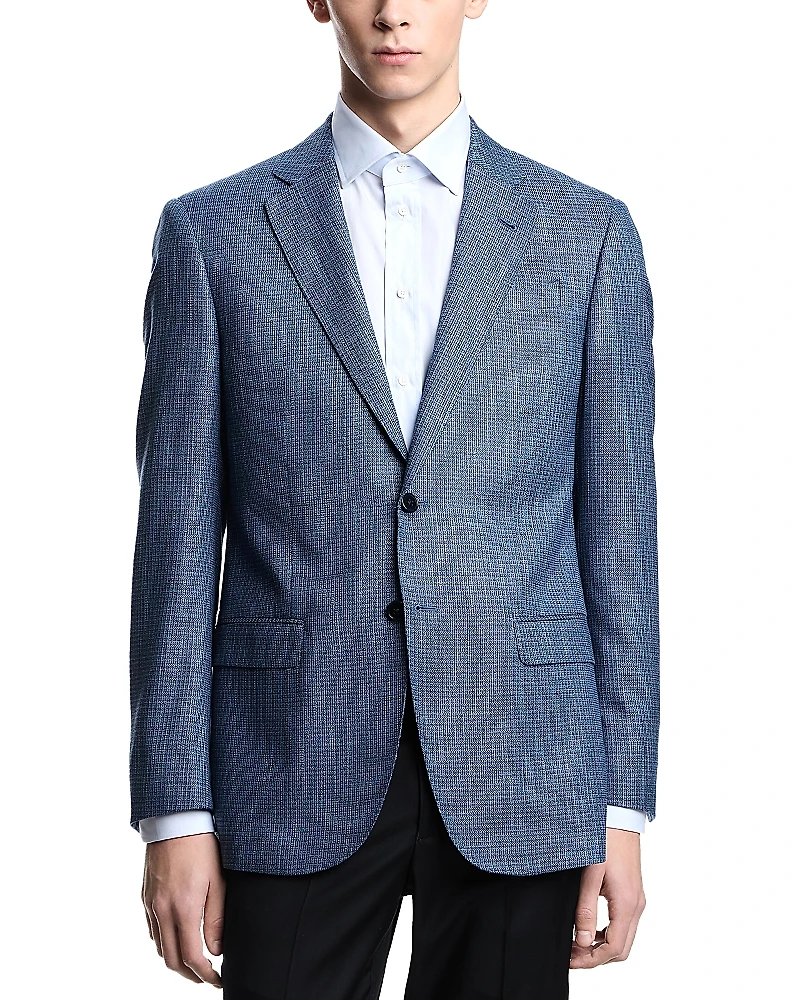 Emporio Armani Regular Fit Notch Lapel Blazer