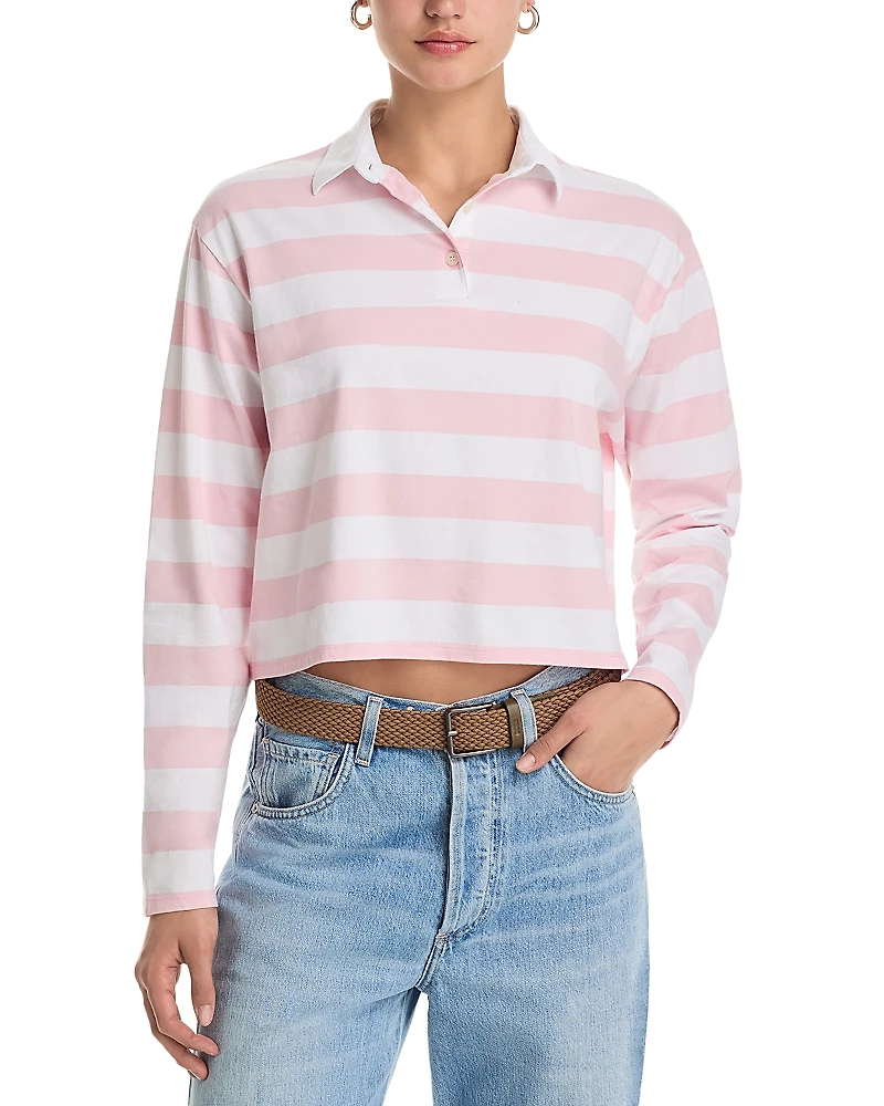 Kule The Lexie Cropped Rugby Shirt