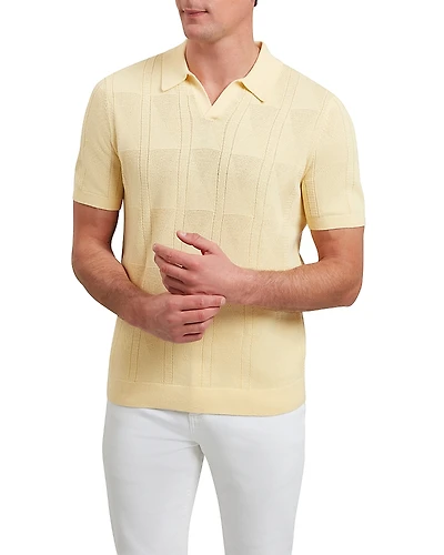 Ted Baker Willden Short Sleeve Open Neck Cotton Polo