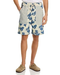 Oas Contrast Cotton Shorts