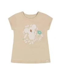 Deux par Deux Girls' Organic Cotton Tee - Little Kid