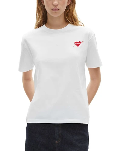 Graphic Heart Print Tee