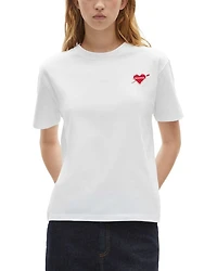 Graphic Heart Print Tee