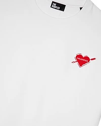 Graphic Heart Print Tee