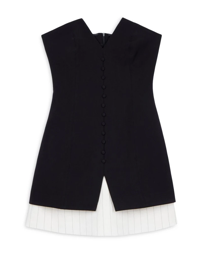 Notch Neck Dress