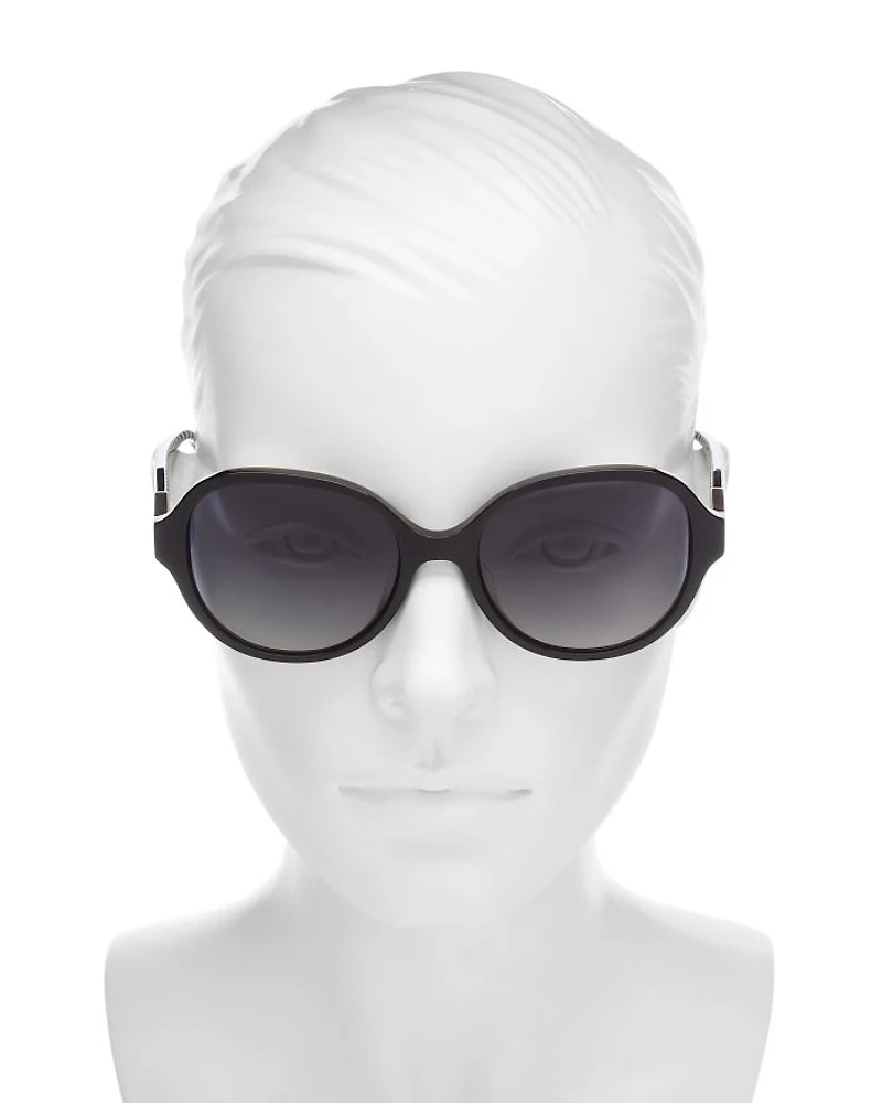 Emalie Oval Sunglasses, 56mm