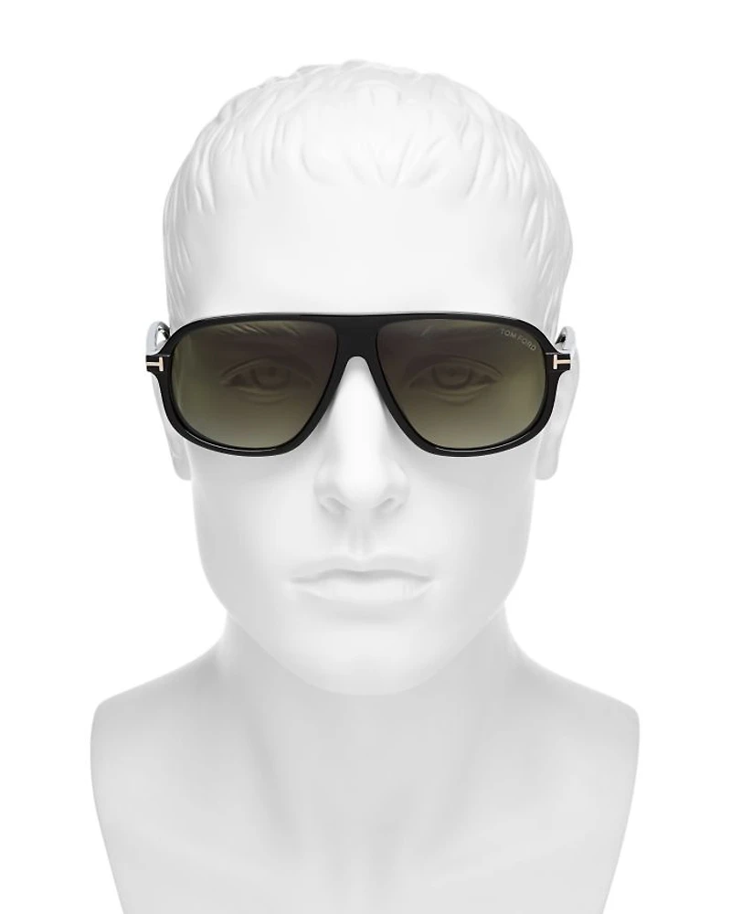 Guillaume Pilot Sunglasses, 61mm