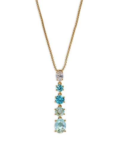 Natural Beauty Y Pendant Necklace, 16"-18"