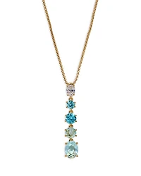 Natural Beauty Y Pendant Necklace, 16"-18"