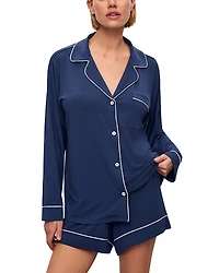 Eberjey Gisele Long Sleeve/Short Pj Set