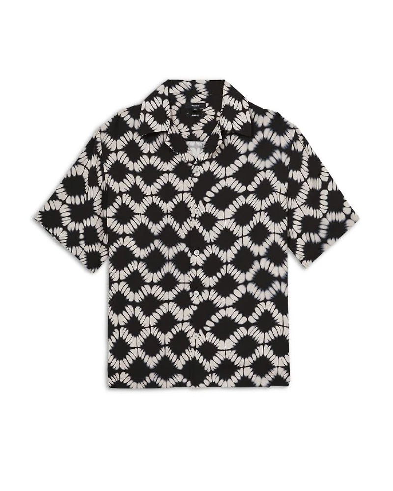 Printed Short Sleeve Camp Shirt