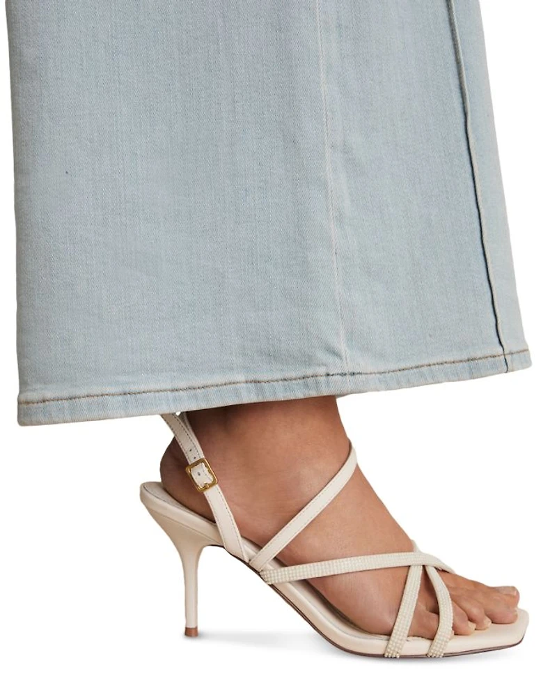 Women's Elise Barely There Square Toe Strappy High Heel Sandals