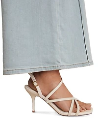 Women's Elise Barely There Square Toe Strappy High Heel Sandals