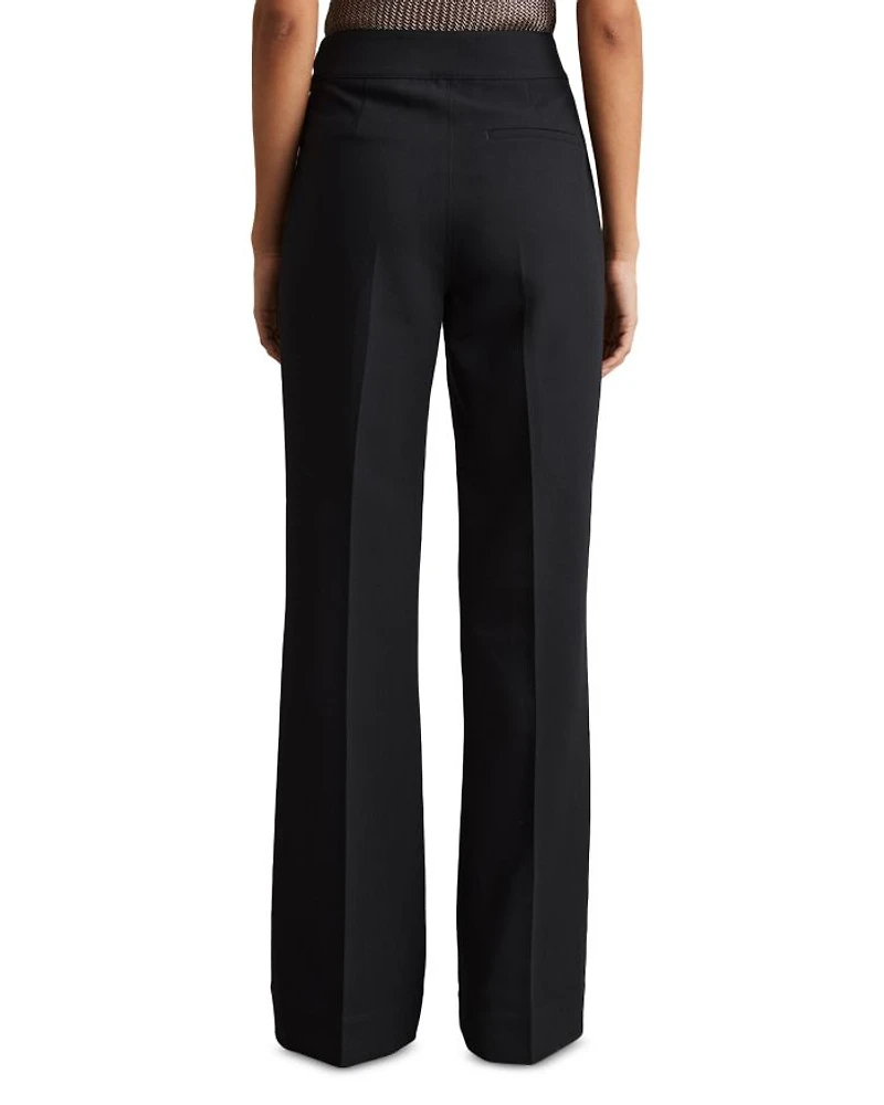 Sidney Wide Leg Button Detail Trousers
