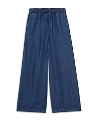 Parker Denim Look Wide Leg Pants
