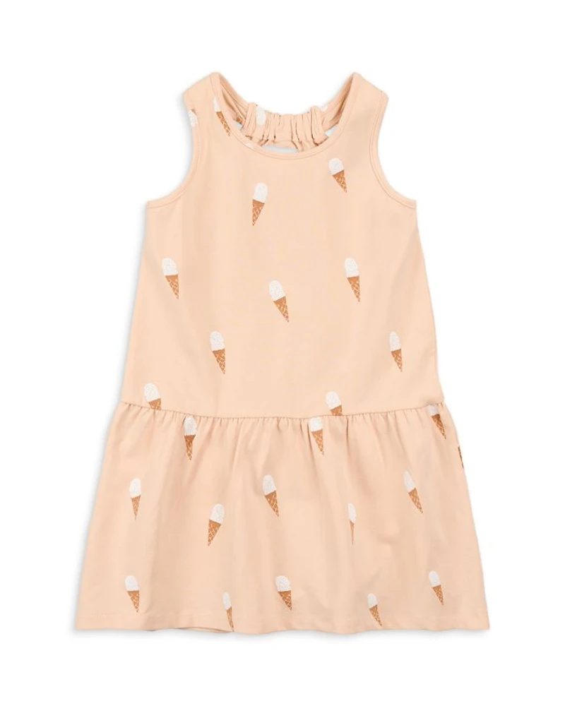 Girls' Two Scoops Print Jersey Racerback Dress - Baby