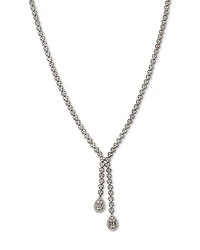 Bloomingdale's Fine Collection Diamond Round & Baguette Lariat Necklace